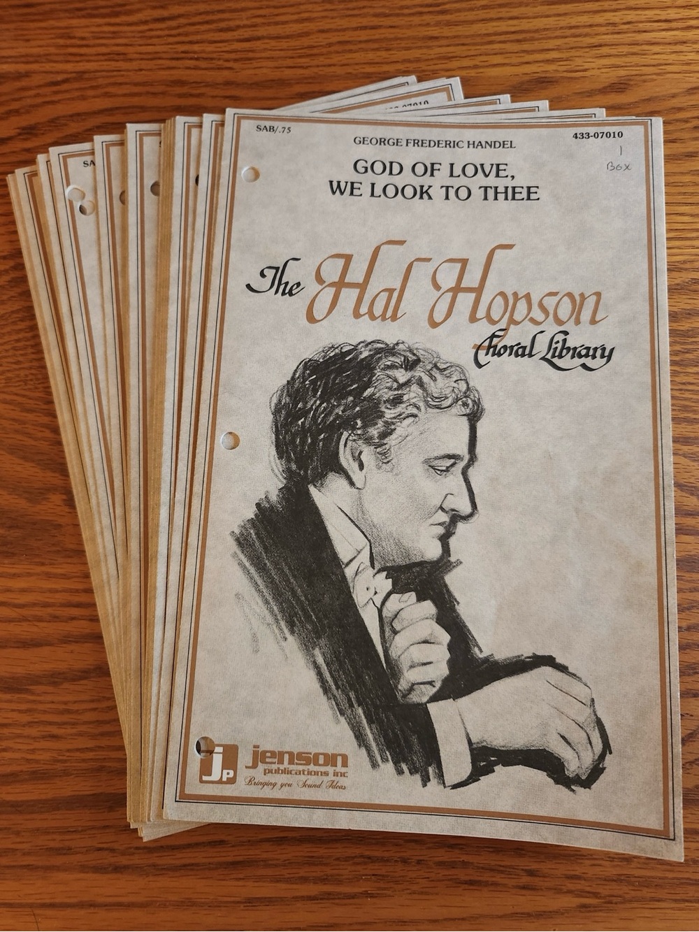Hal Hopson Choral Music George Frederick Handel God of Love We Look to Thee